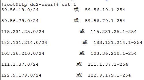 云盾CDN节点